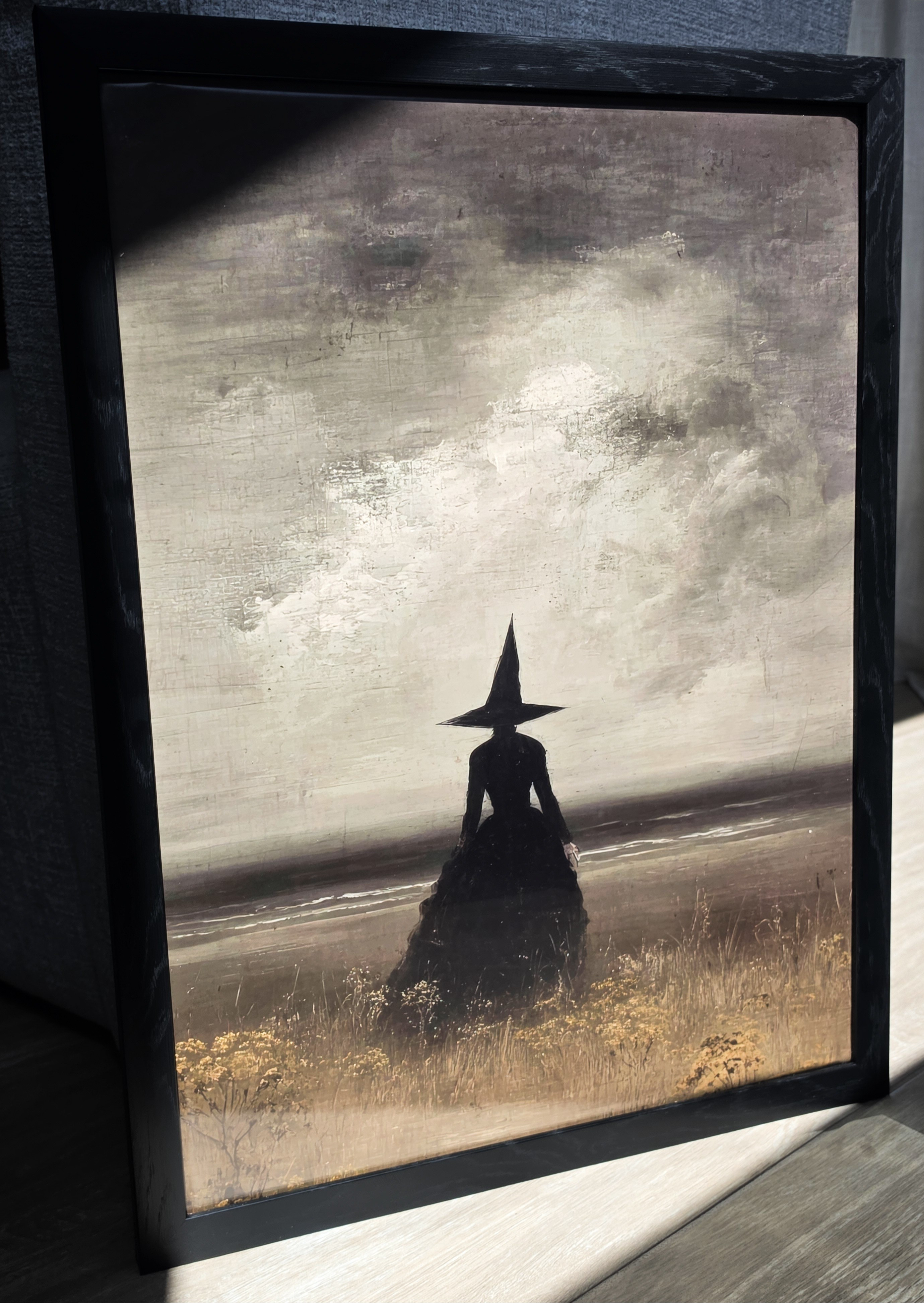 This witch art is SO good 🖤 I love finding Halloween pieces that still have that moody, minimal look. The details in this one are perfect for spooky season. 🎃

#LTKSeasonal #LTKHome
