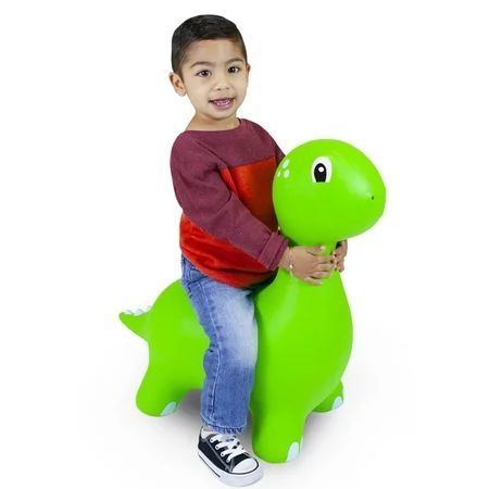 Waddle Brontosaurus Bouncer Inflatable Ride on Hopper | Walmart (US)