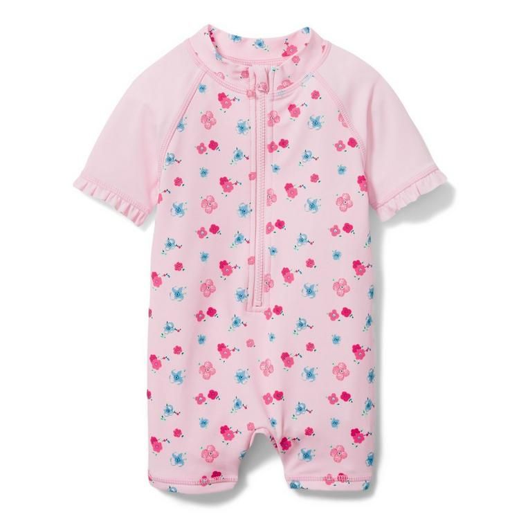 Baby Ditsy Floral Rash Guard Swimsuit | Janie and Jack