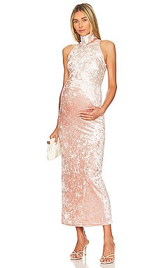 BUMPSUIT The Serena Rose Velvet Dress from Revolve.com | Revolve Clothing (Global)