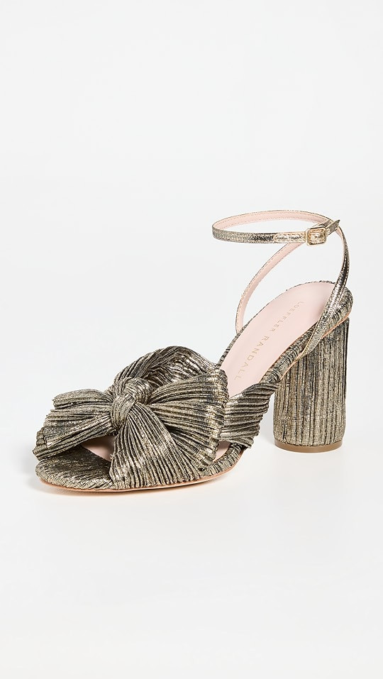 Camellia Knot Mules with Ankle Strap | Shopbop