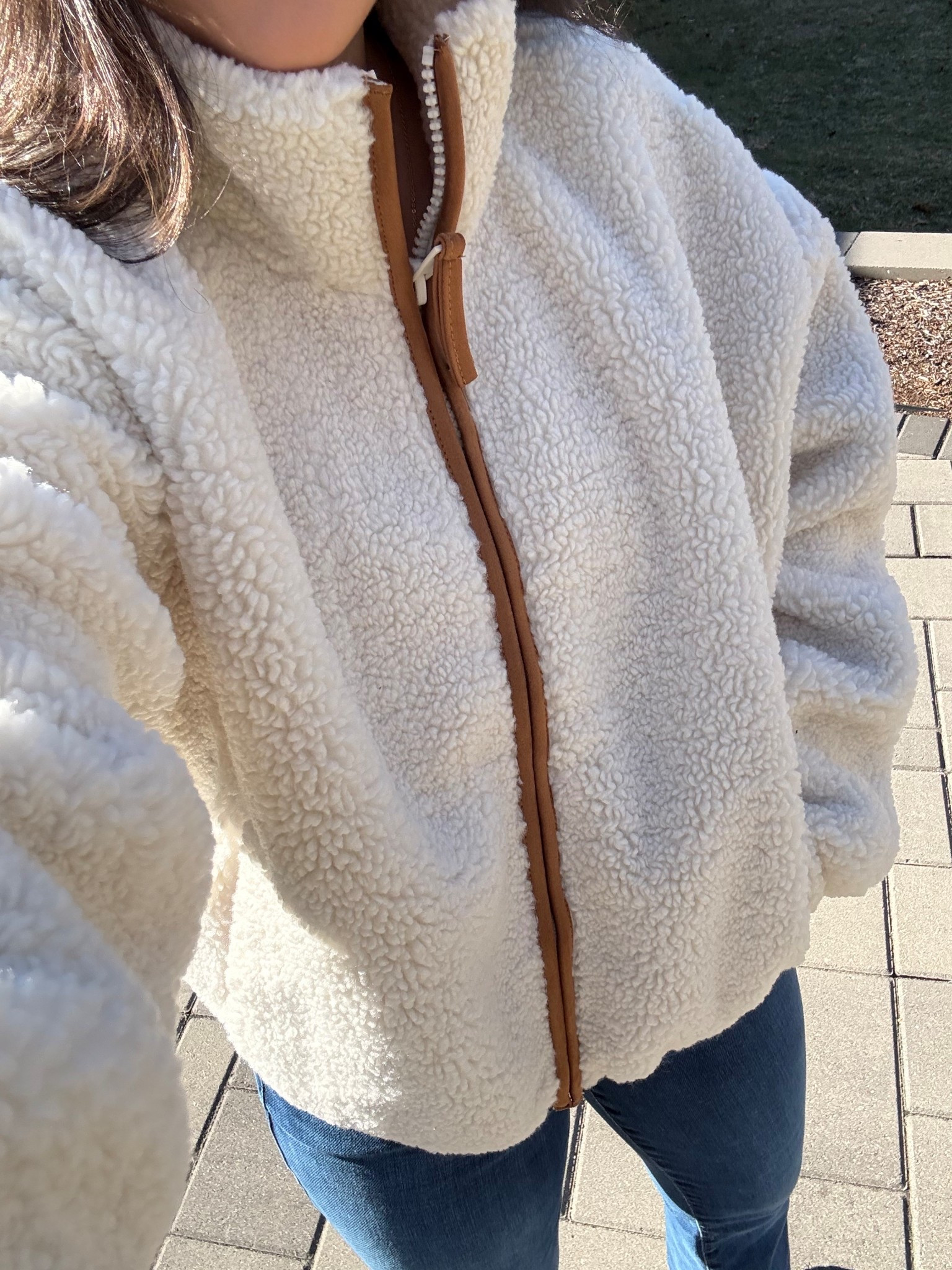 Size xs sherpa , 50% off! 

Winter sweaters, winter outfits, winter coats, jackets, casual outfits, petite, mom outfits 

#LTKSaleAlert #LTKPetite #LTKSeasonal