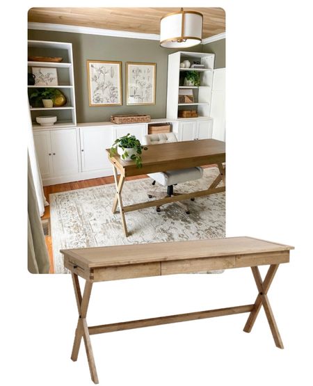 My office desk is on sale 20% off this weekend. It had a drawer and two side pull out trays. 

#LTKSaleAlert #LTKHome #LTKStyleTip