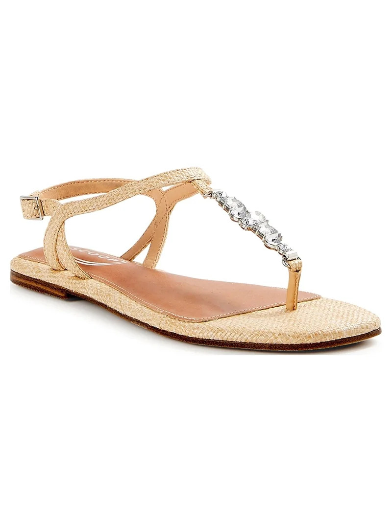 Scoop Women's Embellished T-Strap Thong Sandals | Walmart (US)