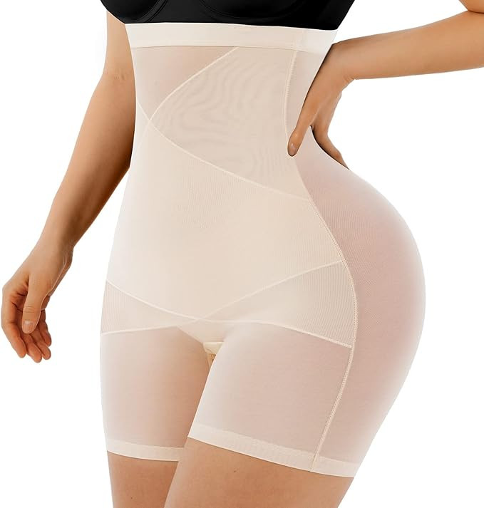 FeelinGirl Shapewear for Women Tummy Control Faja Shorts Cross Compression Body Shaper Seamless B... | Amazon (US)