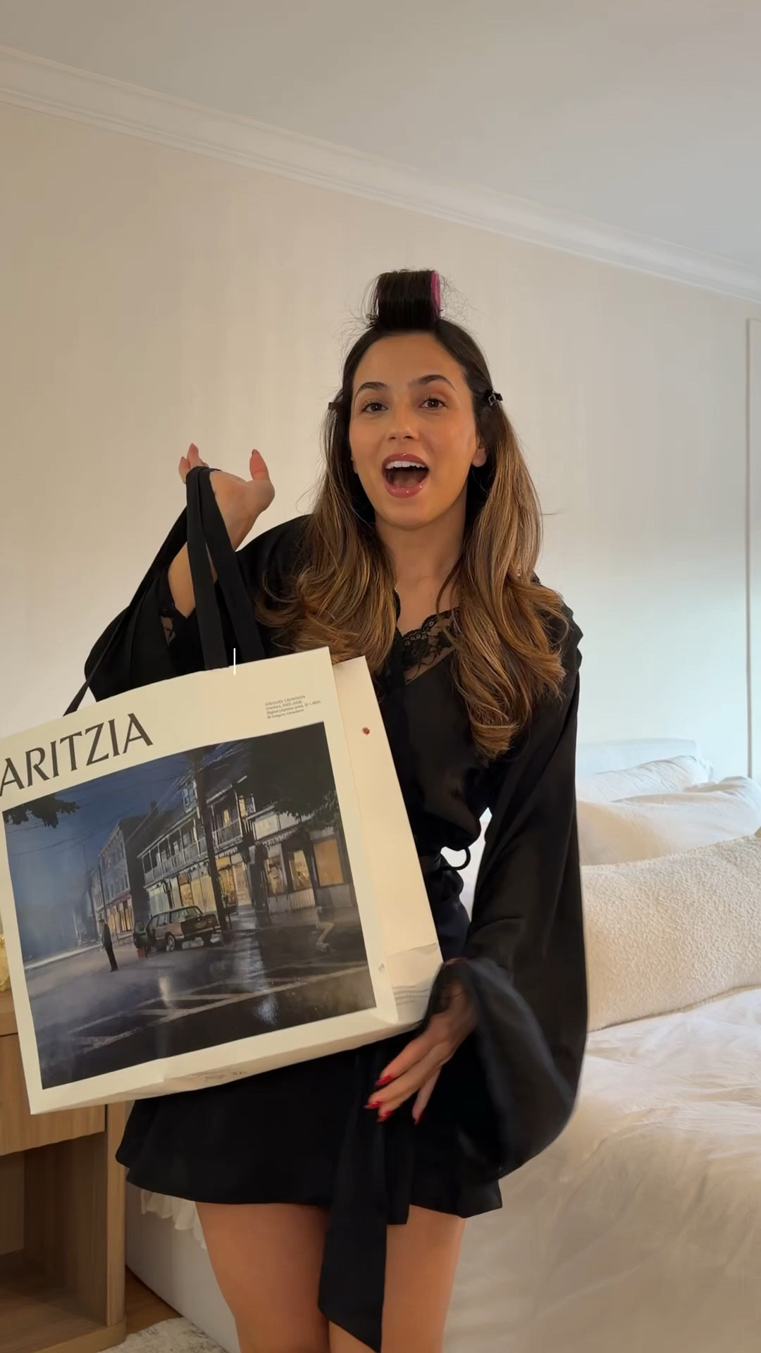 Get ready with me for a private event at Aritzia🤎
