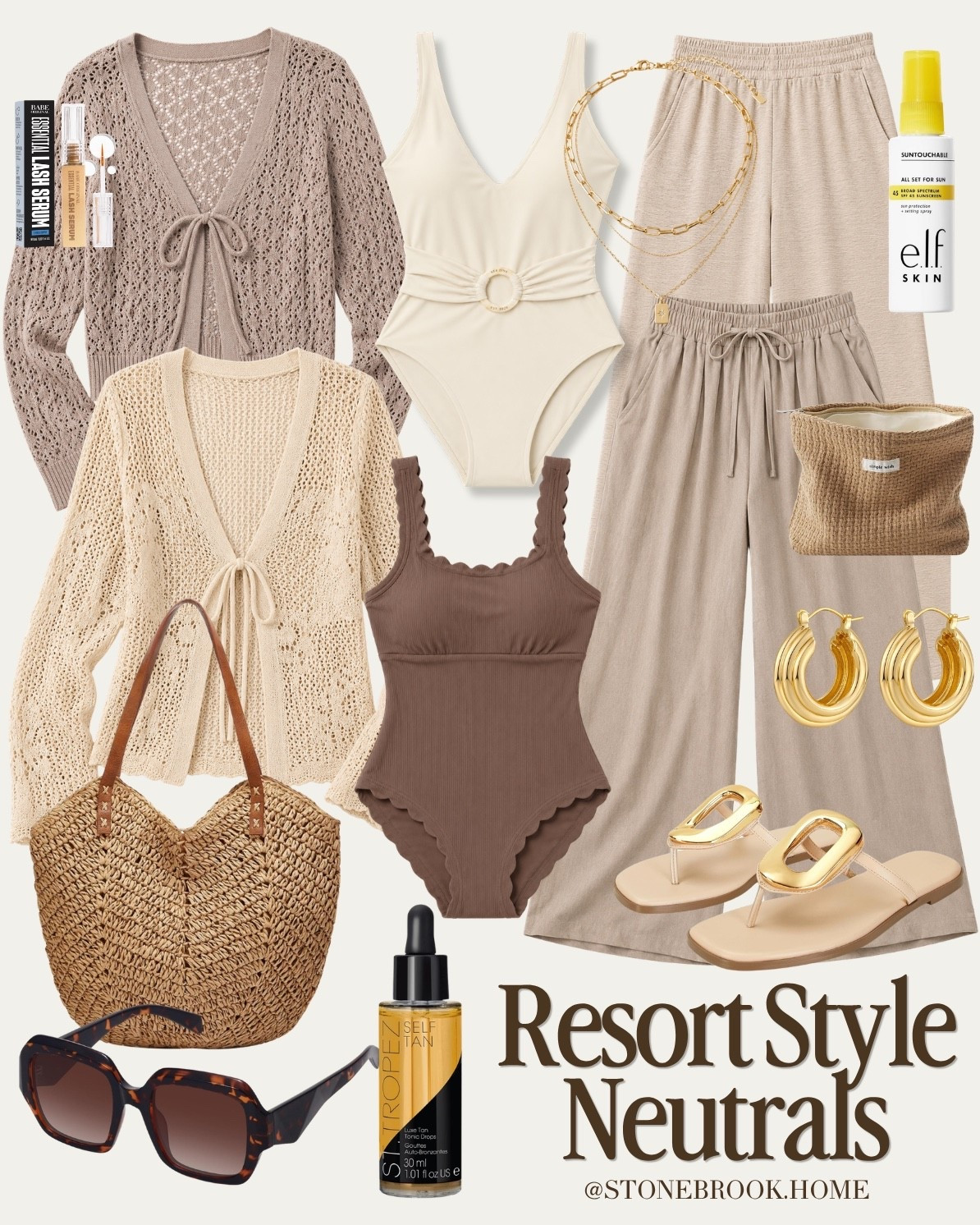 Amazon style, Amazon finds, Amazon fashion, Resort Style, Neutral Resort Wear, Beach Vacation Outfit, Coastal Chic Style, One Piece Swimsuit, Linen Pants Outfit, Raffia Tote Bag, Crochet Cardigan, Vacation Capsule Wardrobe, Elevated Casual Style, Quiet Luxury Style, Summer Travel Outfit, Luxury Resort Wear, Neutral Summer Outfit, Chic Vacation Style

#LTKootd #LTKgrwm #LTKSeasonal