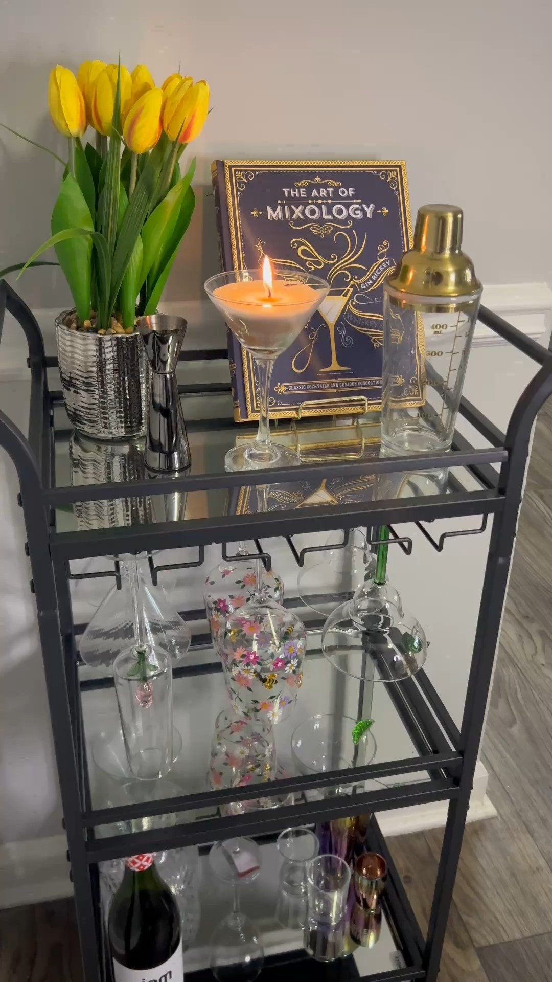 Bar Cart for Small Spaces 

#LTKFindsUnder50 #LTKFindsUnder100 #LTKHome