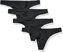Amazon Essentials Women's 4-Pack Seamless Bonded Stretch Thong Panty, Pack of 4 | Amazon (UK)