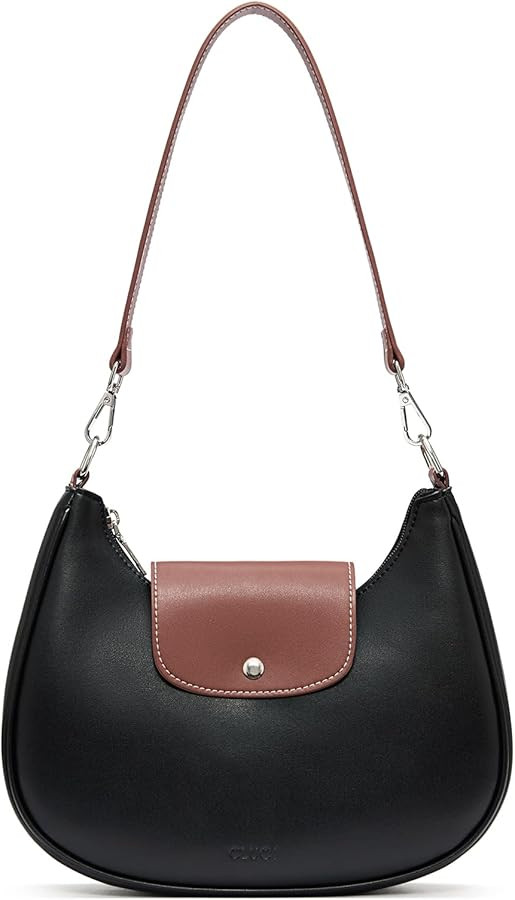 CLUCI Small Purses for Women, RFID Shoulder Handbags, Vegan Leather Hobo Bag with Adjustable Stra... | Amazon (US)