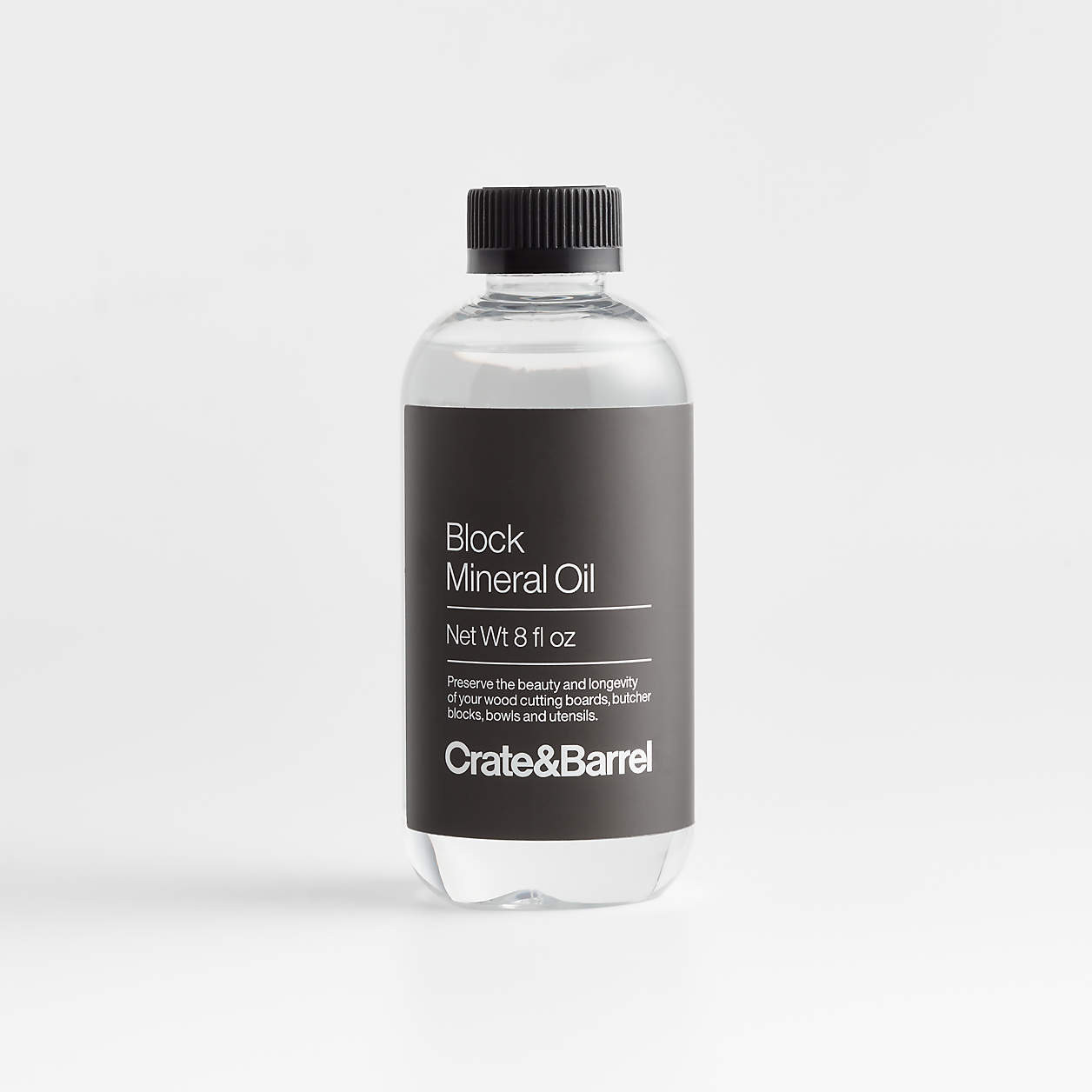 Butcher Block & Cutting Board Mineral Oil + Reviews | Crate & Barrel | Crate & Barrel