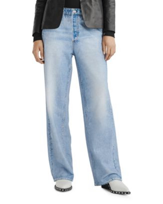 rag & bone Miramar High Rise Wide Leg Cotton Terry Sweatpant Jeans in Noosa  | Bloomingdale's Wom... | Bloomingdale's (US)