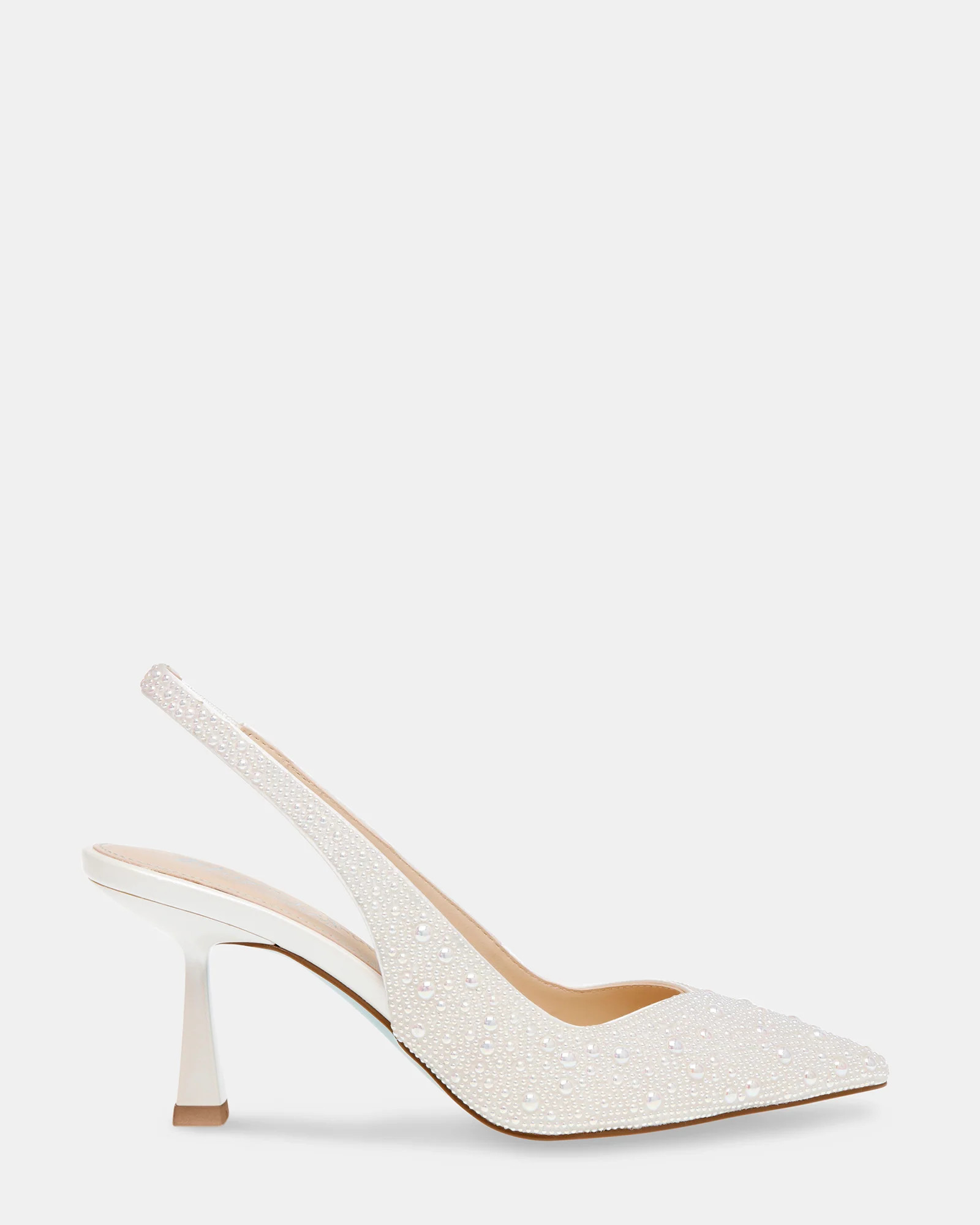 SB-CLARK Natural Rhinestone Heels | Women's Designer Heels | Steve Madden (Canada)