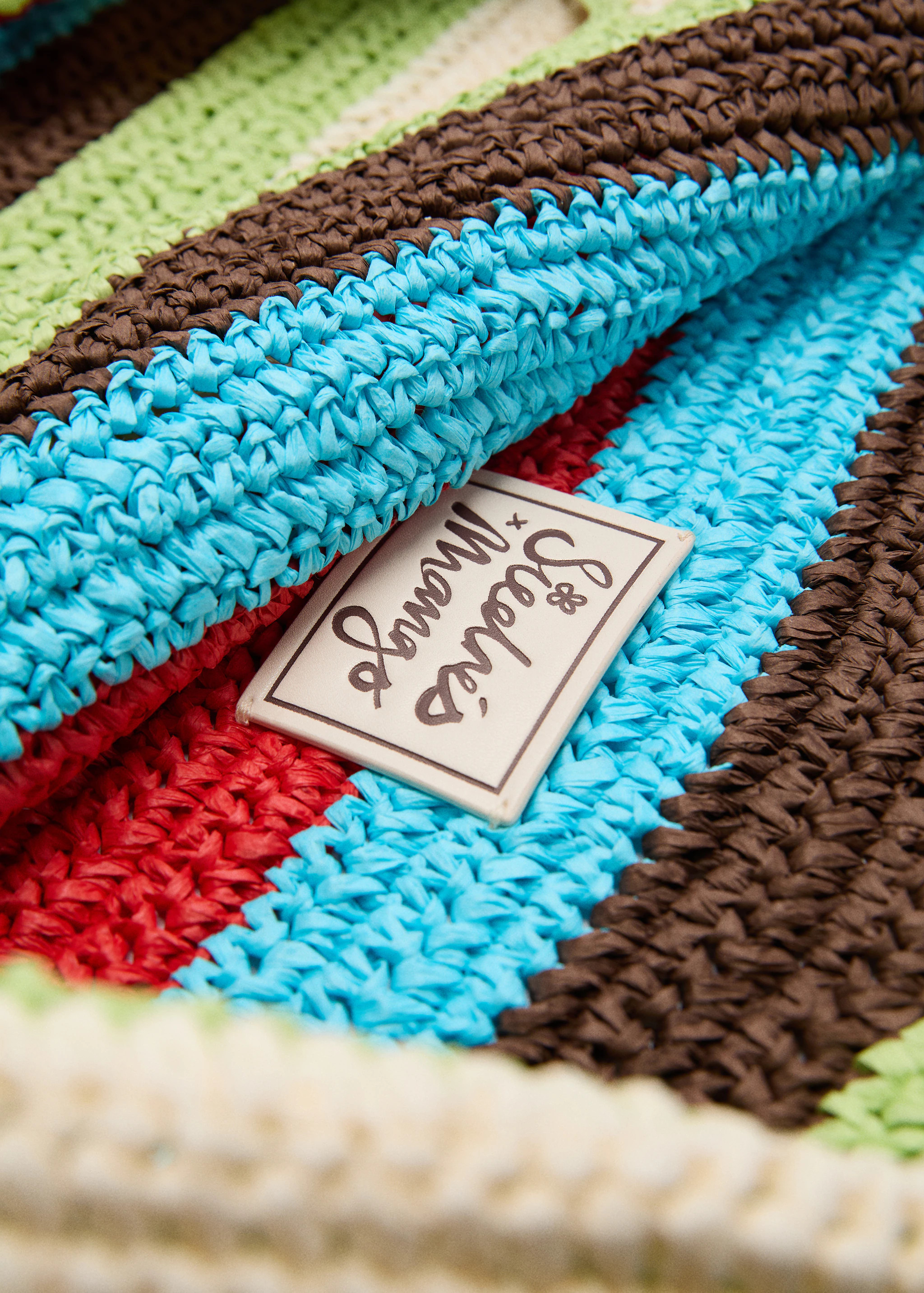 Natural fibre shopper bag - Woman | MANGO United Kingdom | MANGO (UK)