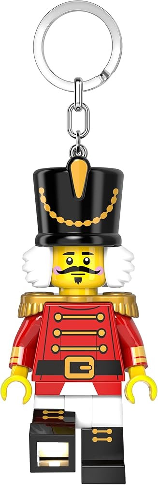 LEGO Minifigures Large 3 Inch Tall Figure Keychain Light - Nutcracker (KE214H), Bag charm with LE... | Amazon (US)