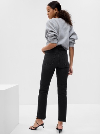 Sky High Rise Cheeky Straight Jeans with Washwell | Gap (US)