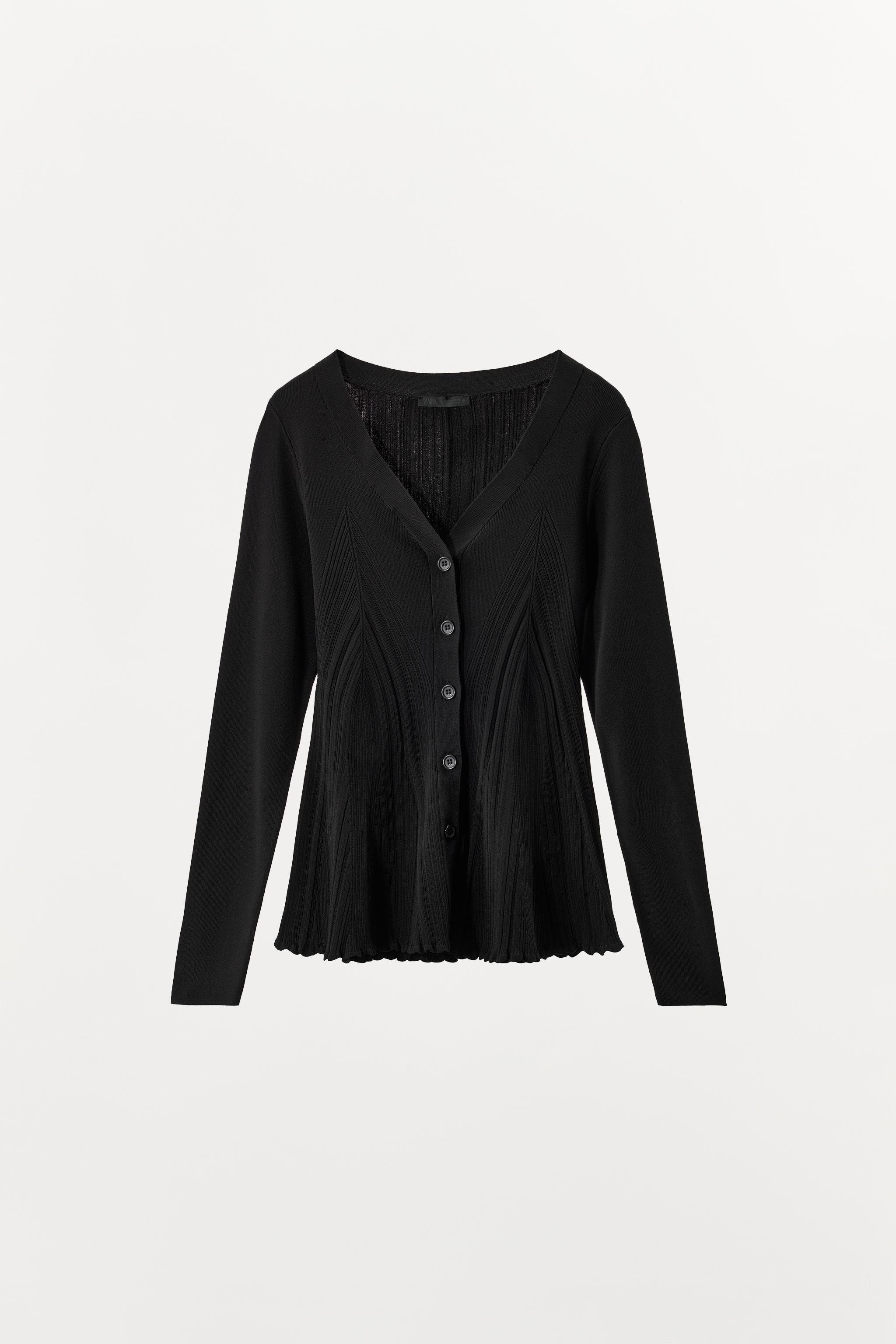 VISCOSE KNIT CARDIGAN | Zara US