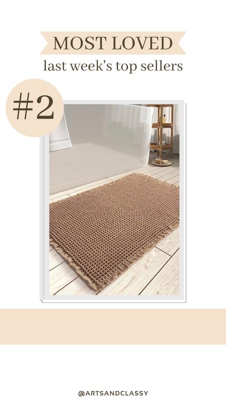 This waffle weave bath rug is one of this weeks most loved finds! I have this in my bathroom and love it. It’s on sale now!

Bath rug | bathroom decor | amazon

#LTKfindsunder50 #LTKsalealert #LTKhome
