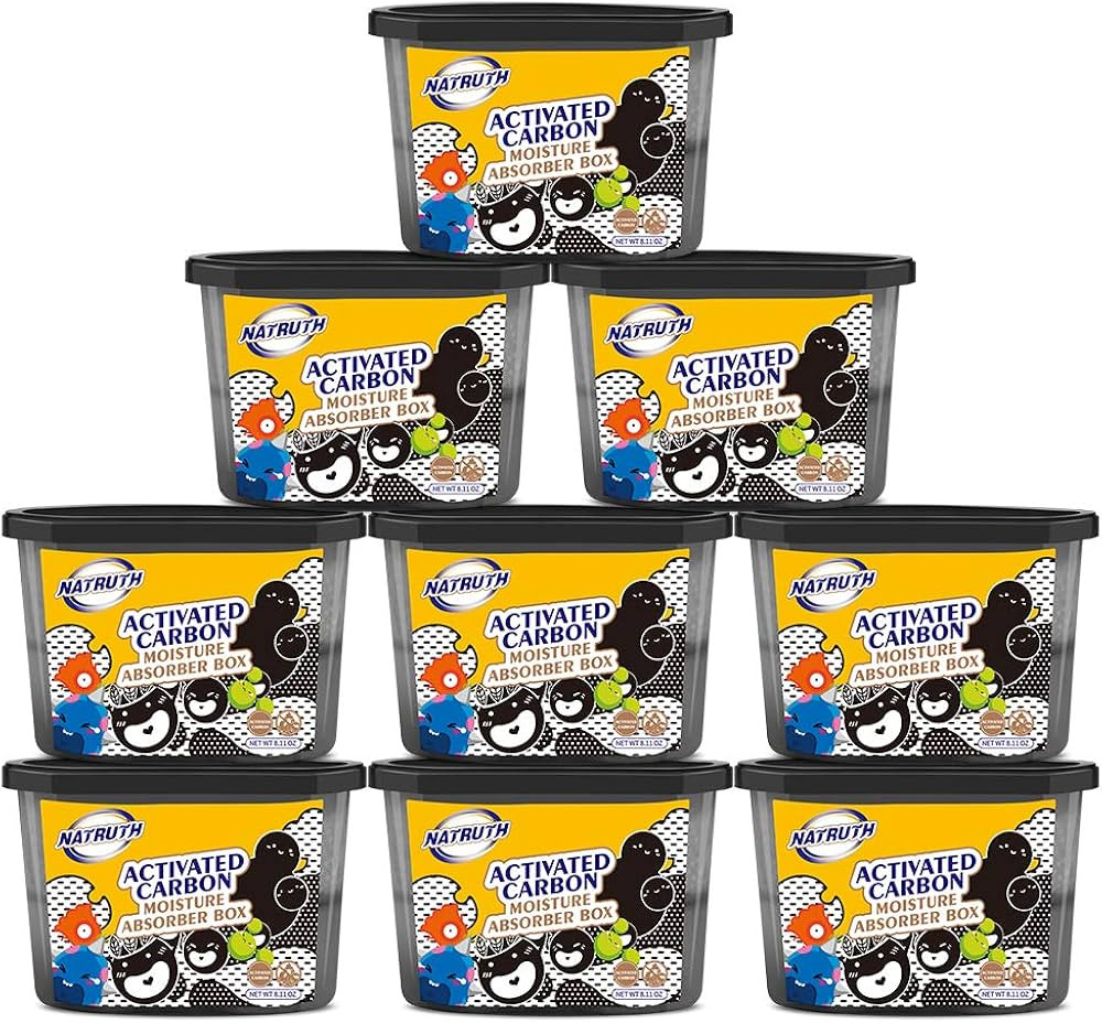 NATRUTH 500mL Moisture Absorber boxes, Closet Dehumidifier, Eradicate Odor,Dehumidifiers and Air ... | Amazon (US)