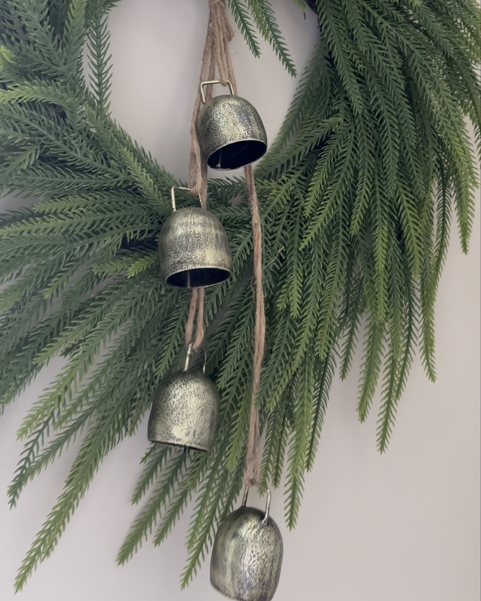 Thoroughly impressed with these Christmas additions!! 

Norfolk pine, wreath, bells, Christmas, holiday, decor, real touch pine, garland, rustic, vintage 

#LTKHoliday #LTKSeasonal #LTKHome