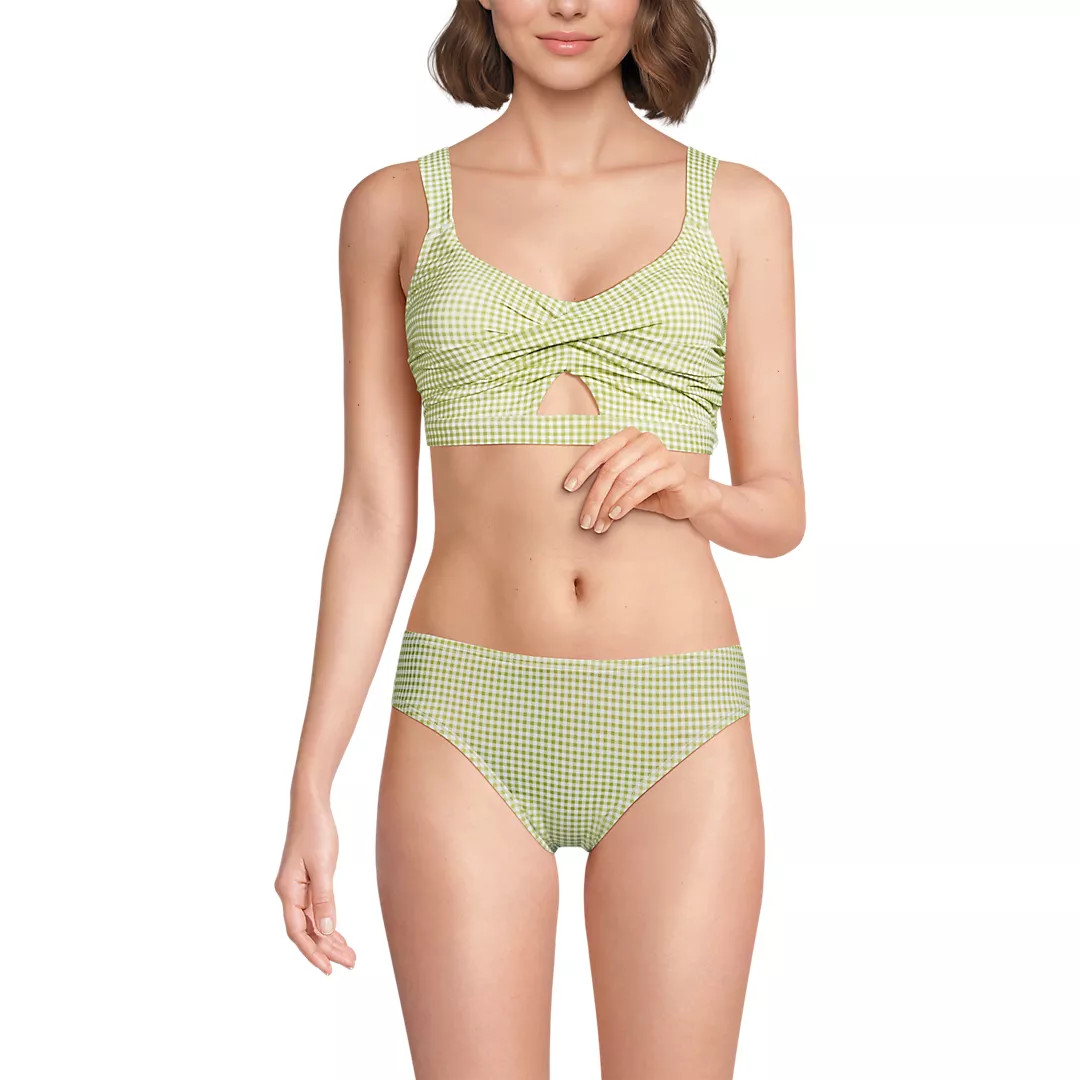 Women's Twist Front Bikini Top | Lands' End (US)
