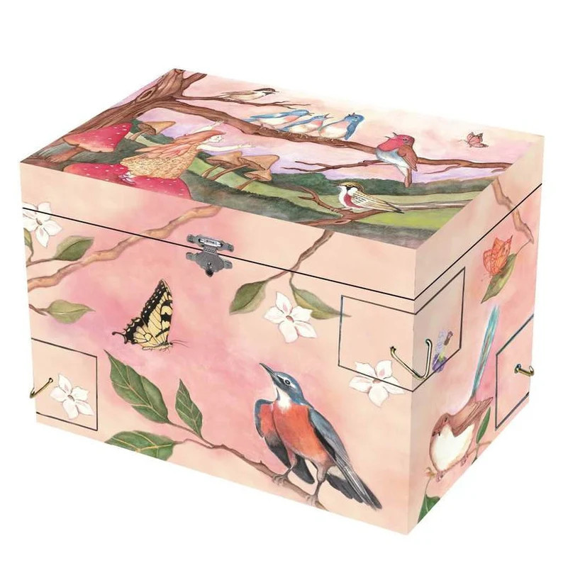 Enchantmints Fairy Wings of a Song Jewelry Box for Girls Musical \u2013 Kids Treasure Storage Box... | Etsy (Global)