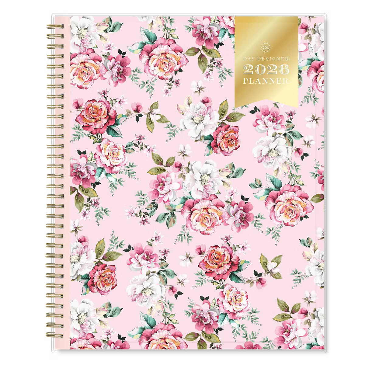 Blue Sky Day Designer 2026 Weekly/Monthly Planning Calendar 8.5"x11" Rose Pink Floral | Target
