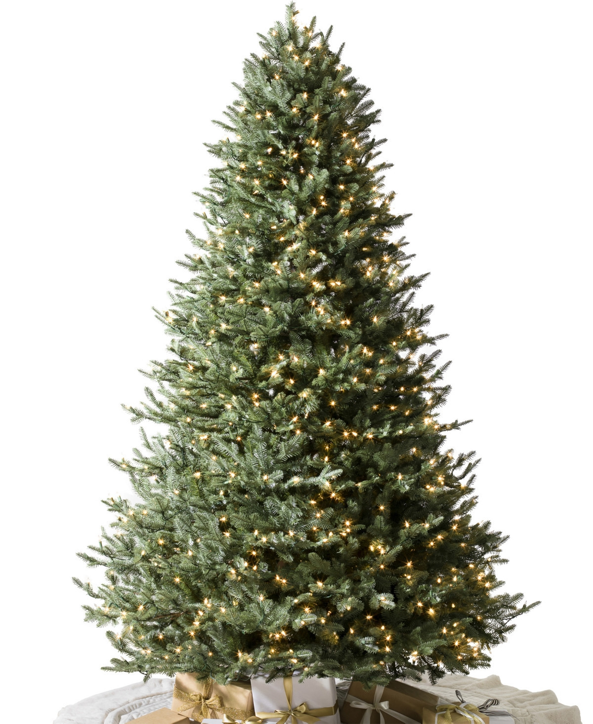 Balsam Hill 7.5' Pre-Lit Fir Ledc Artificial Christmas Tree - Green | Macy's
