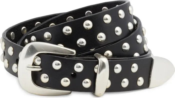 Madewell Western Stud Leather Belt | Nordstrom | Nordstrom