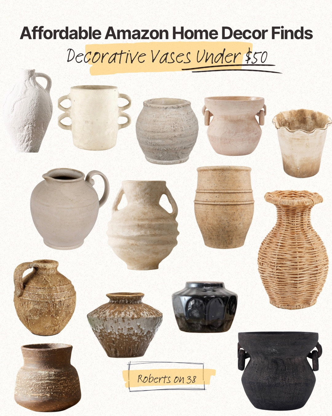 Affordable Amazon home decor finds under $50 that instantly elevate a space.

These decorative vases, bowls, and trays are the kind of styling pieces that make coffee tables, shelves, consoles, and kitchen counters feel curated without spending a fortune. I’m especially loving the textured ceramics, marble trays, and wood risers for layering decor throughout the home.

Proof that elevated home decor doesn’t have to be expensive.

#LTKHome #LTKAmazonFinds #LTKUnder50

#LTKHome #LTKSaleAlert #LTKSeasonal