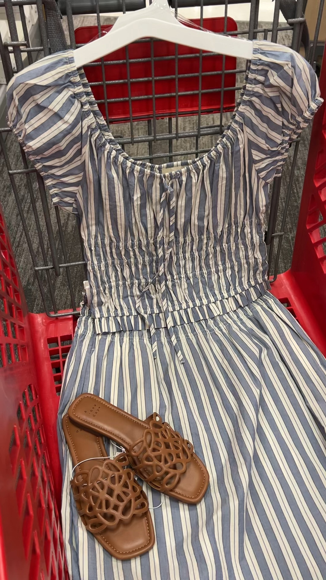 Target matching set, I think this one is cotton, looks and feels very nice! Top is not cropped. Mix and match. Vacation outfit, spring break, travel style #targetstyle 