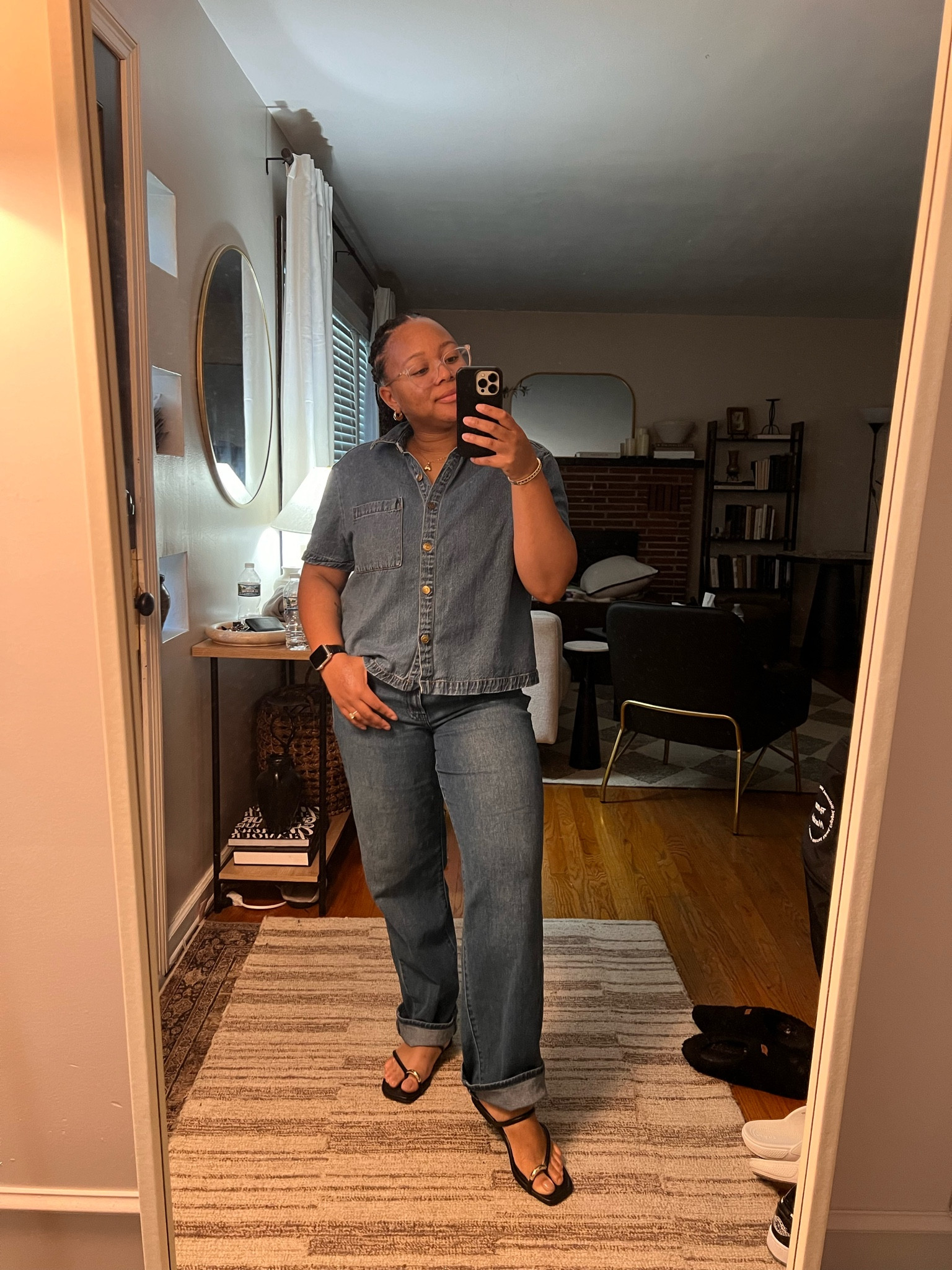 OOTD with my current favorite sandals from Target. 

#LTKStyleTip