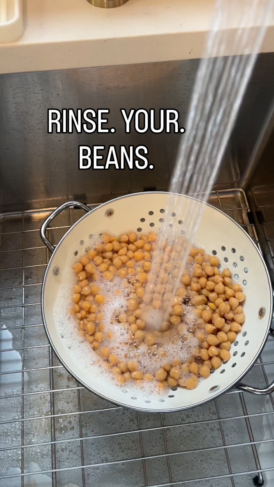 PSA: always rinse your canned beans 🫶🏼

That “soapy” foam isn’t soap — it’s natural saponins + starches that can irritate your gut and add extra sodium. A quick rinse = cleaner taste, happier digestion, and way less bloat ✨

Small habit. Big difference.

Healthy kitchen favorites linked here for you ✨


#LTKfoodie #LTKdayinmylife #LTKmomlife