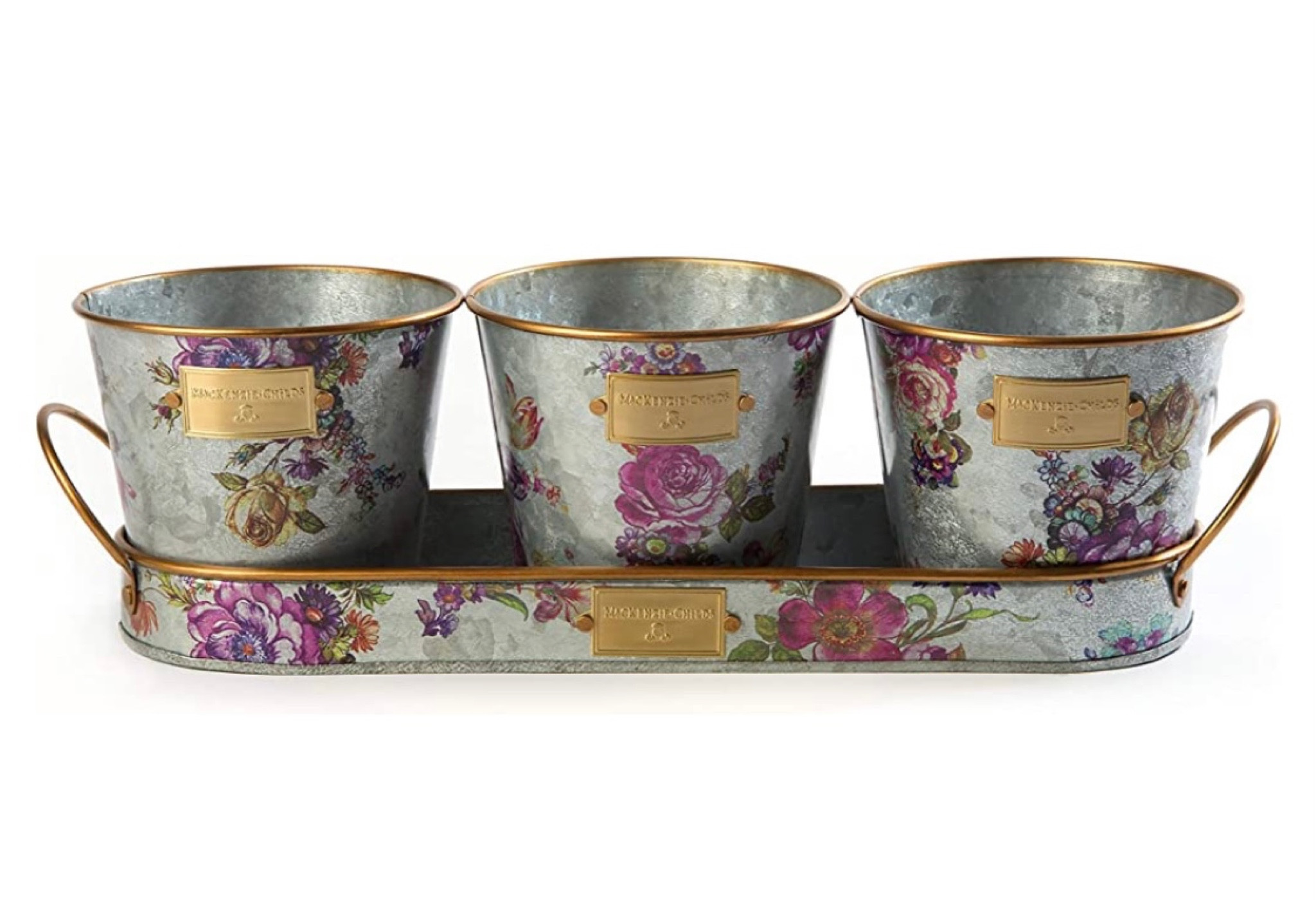 Beautiful Mackenzie childs herb pots - set of 3 with tray! Great for gifts and for spring 

#LTKhome #LTKSale #LTKSeasonal
