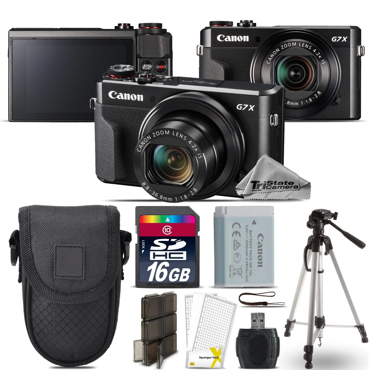 Canon PowerShot G7 X Digital DIGIC 7 WiFi NFC 20.1MP Camera + 16GB Essential Kit - Walmart.com | Walmart (US)