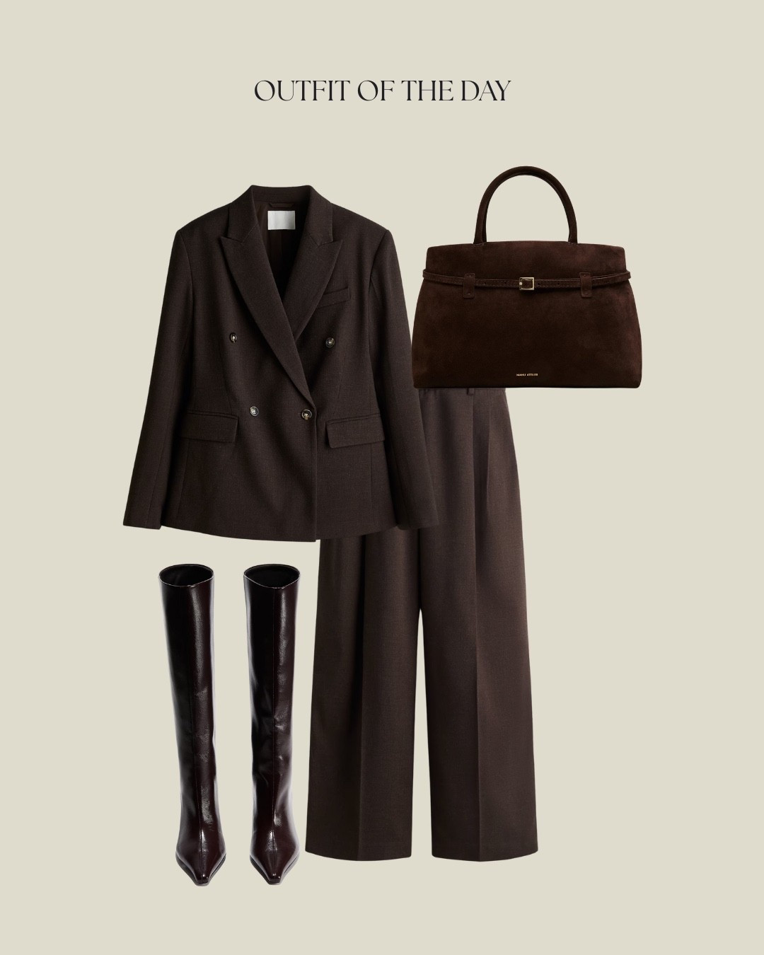 Office outfit of the day/ autumn outfit idea / brown tailored suit 


#LTKautumn #LTKFashionMonth