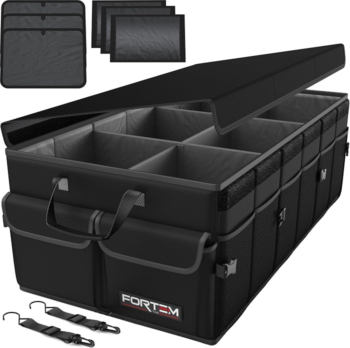 FORTEM Trunk Organizer - Foldable Car Organizer & Storage for SUVs & Trucks | Amazon (US)
