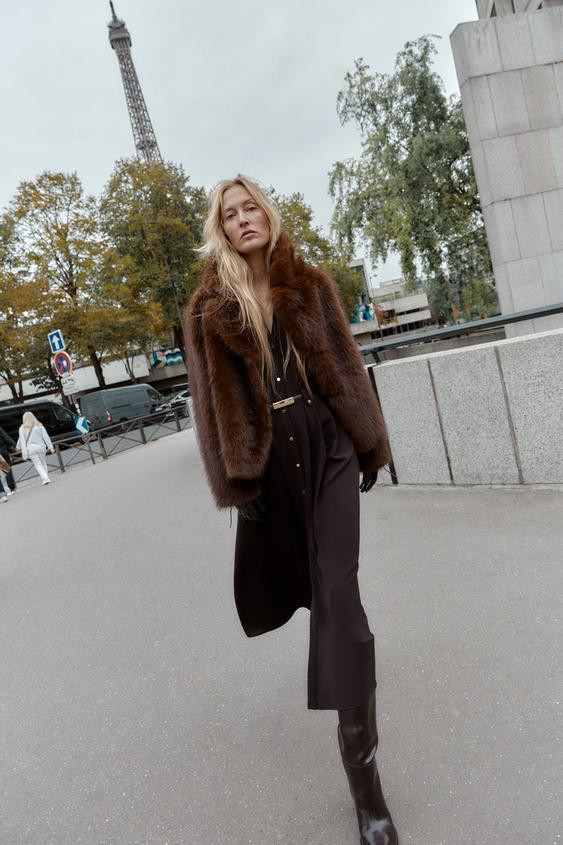 BELTED MIDI SHIRTDRESS | Zara US