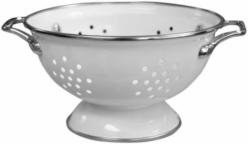 Calypso Basics by Reston Lloyd Powder Coated Enameled Colander, 1 Quart, White | Amazon (US)