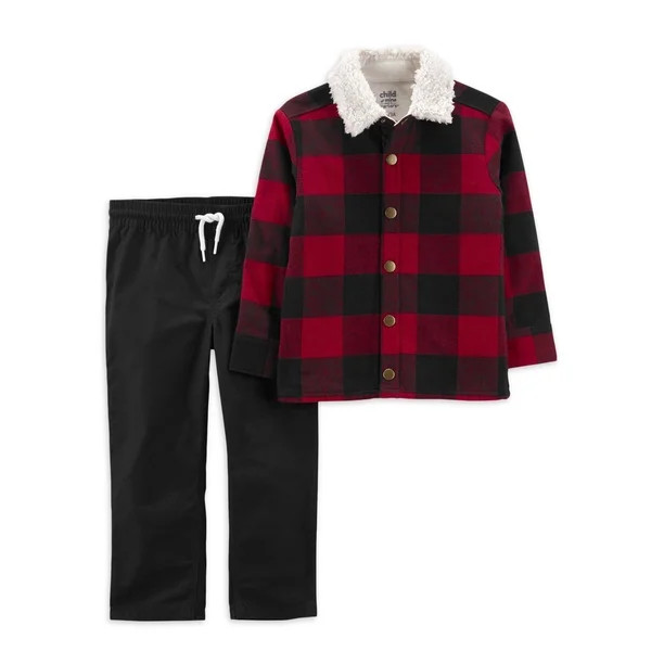 Carter's Child of Mine Baby and Toddler Boy Shirt & Pants Outfit Set, 2-Piece, Sizes 12M-5T - Wal... | Walmart (US)