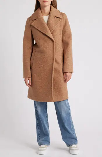 Sam Edelman Bouclé Swing Coat | Nordstrom | Nordstrom