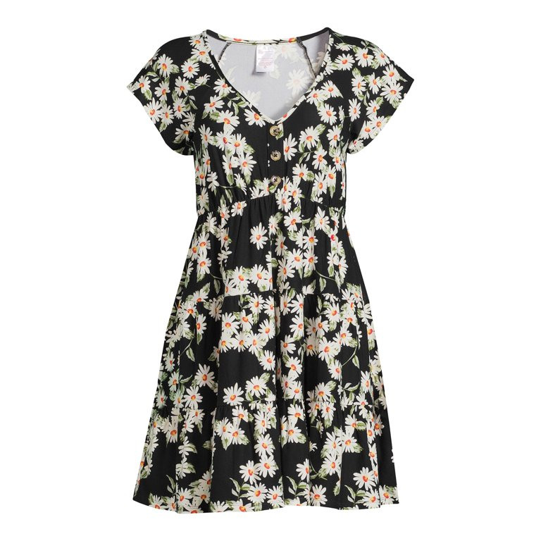 No Boundaries Juniors’ Baby Doll Dress | Walmart (US)