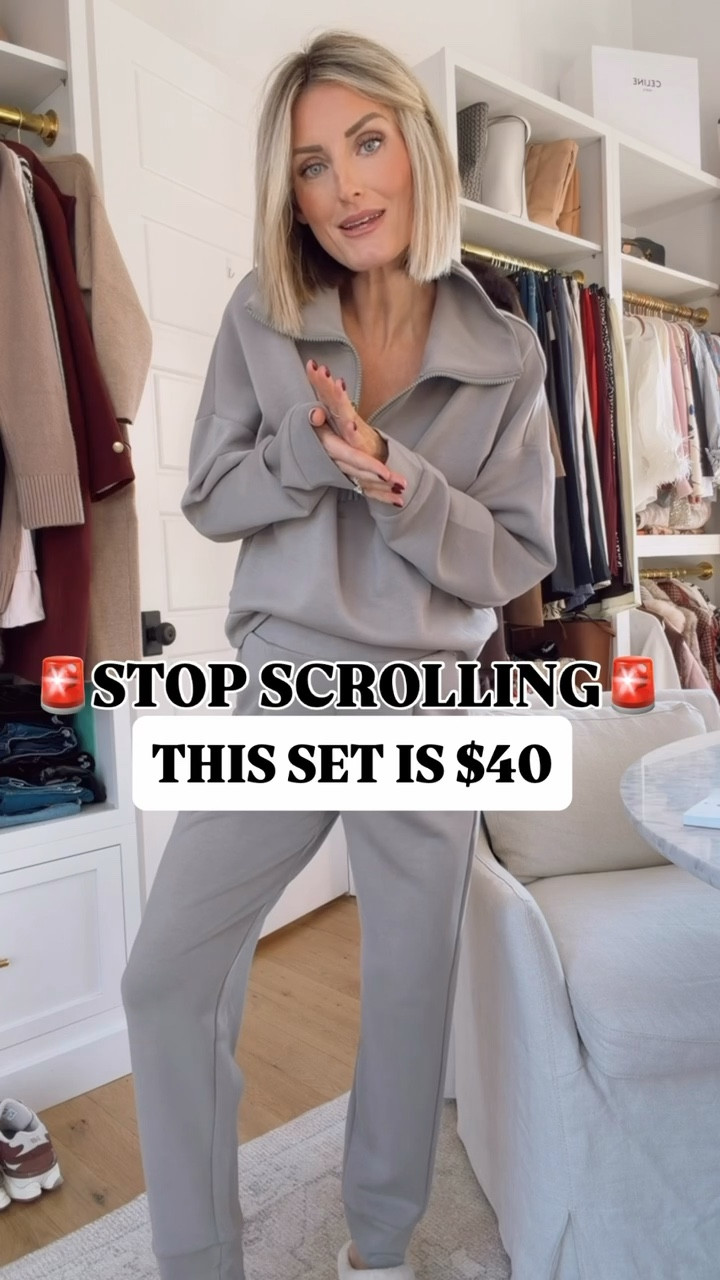 This matching set is SO good! Only $40 from Walmart! 👏🏼 A set you can wear while traveling, working from home, running errands, etc! Wearing L in the pullover & M in the pants! I sized up to accommodate the bump!

Loverly Grey, travel outfit, airport outfit, athleisure, loungewear, lounge set 

#LTKTravel #LTKSeasonal