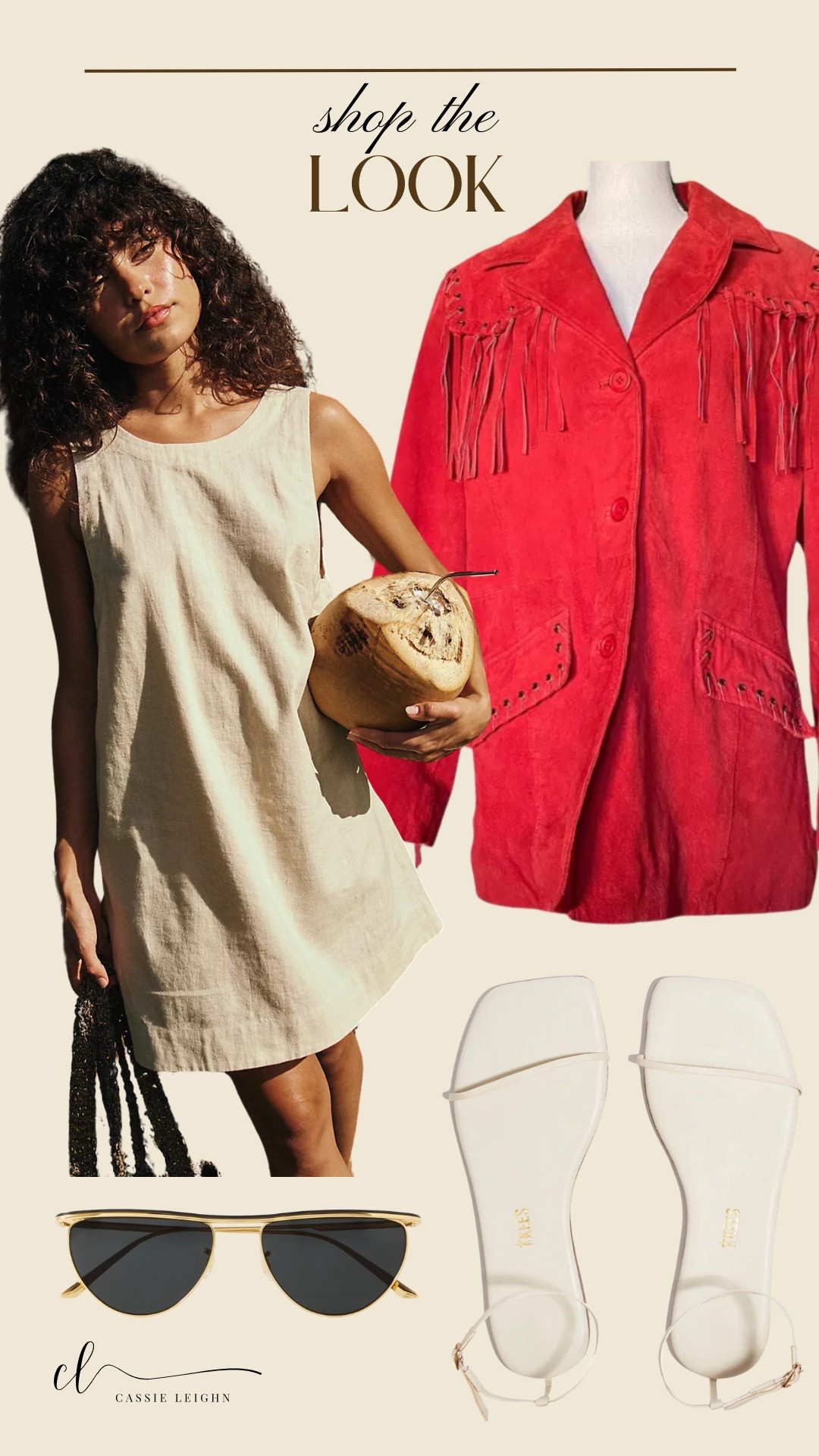 Another way I’d style my red fringe leather jacket. I love it super simple with a dress and sandals. This feels so wearablee

#LTKSeasonal #LTKFindsUnder100 #LTKStyleTip