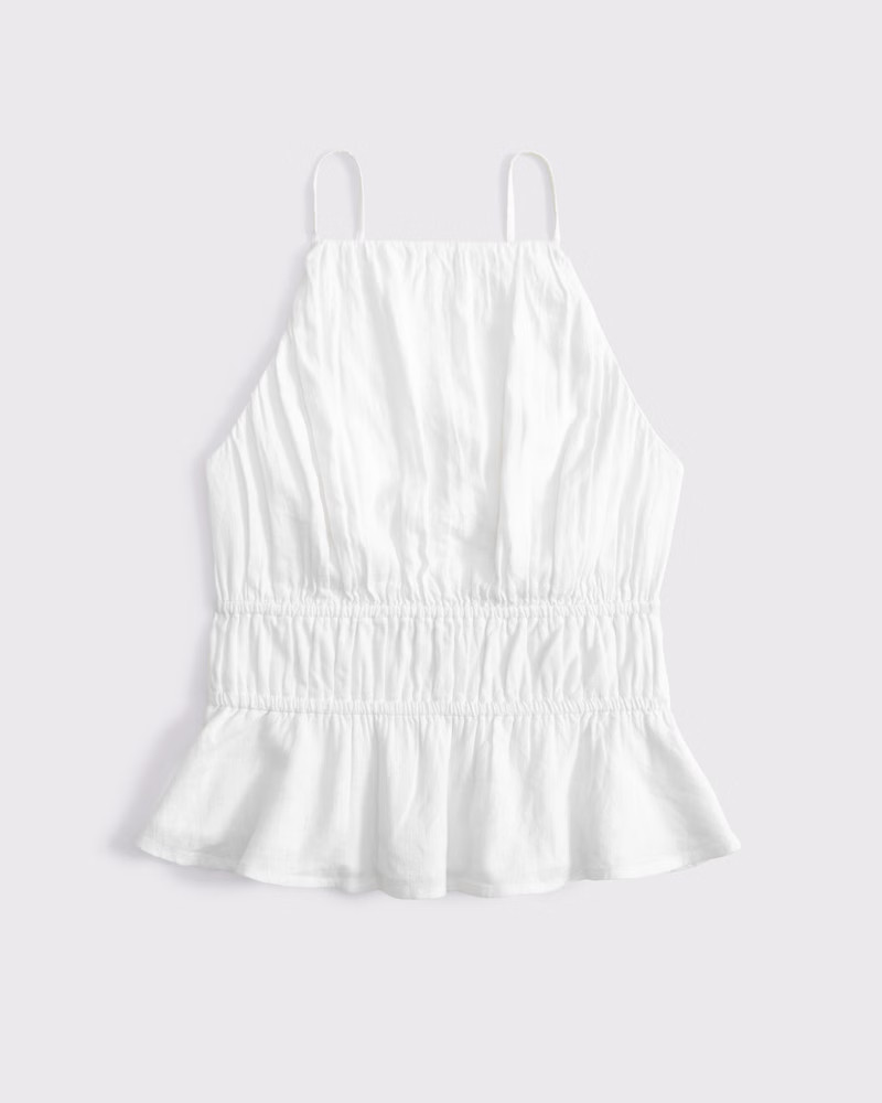 Smocked Halter Top | Abercrombie & Fitch (US)
