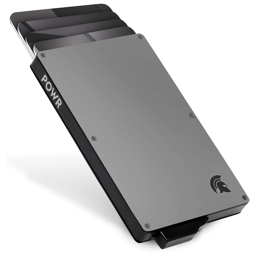 POWR Card Holder Wallet, RFID for Men, Minimalist Wallet Credit Holders, Metallic Slim | Amazon (UK)