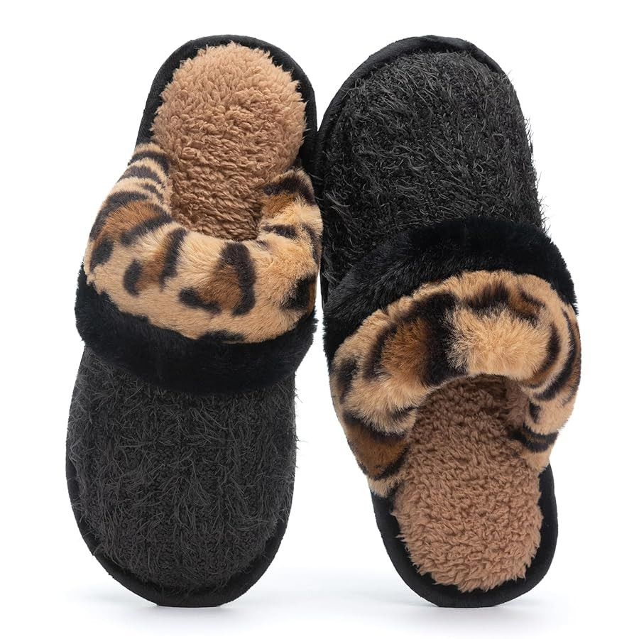 Cozy Slippers for Women Indoor and Outdoor Fuzzy House Shoes with Memory Foam Anti-Skid Sole Gift... | Amazon (CA)