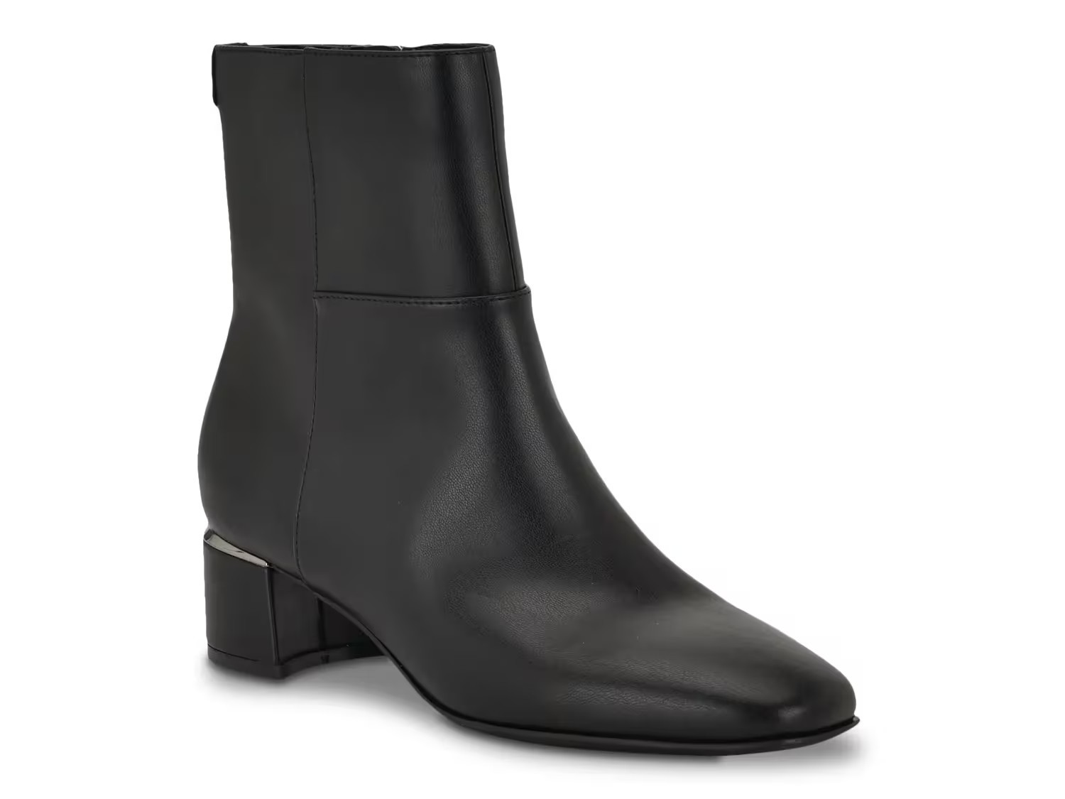 Calvin Klein Parry Bootie | Women's | Black Faux Leather | Size 5.5 | Boots | DSW