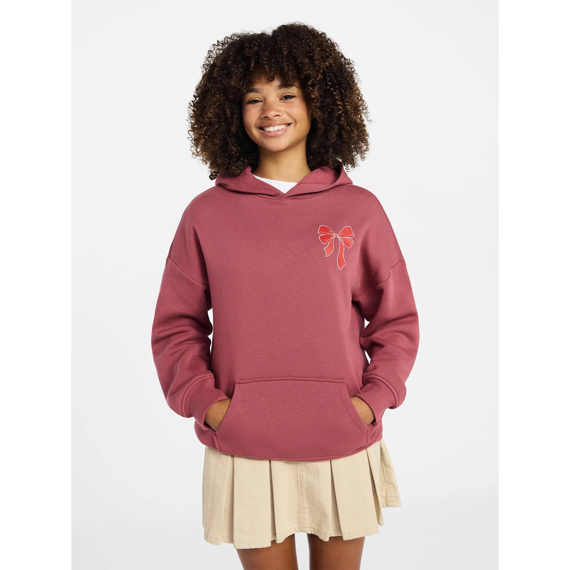 Weekend Academy Girls Graphic Hoodie, Sizes 4-18 | Walmart (US)
