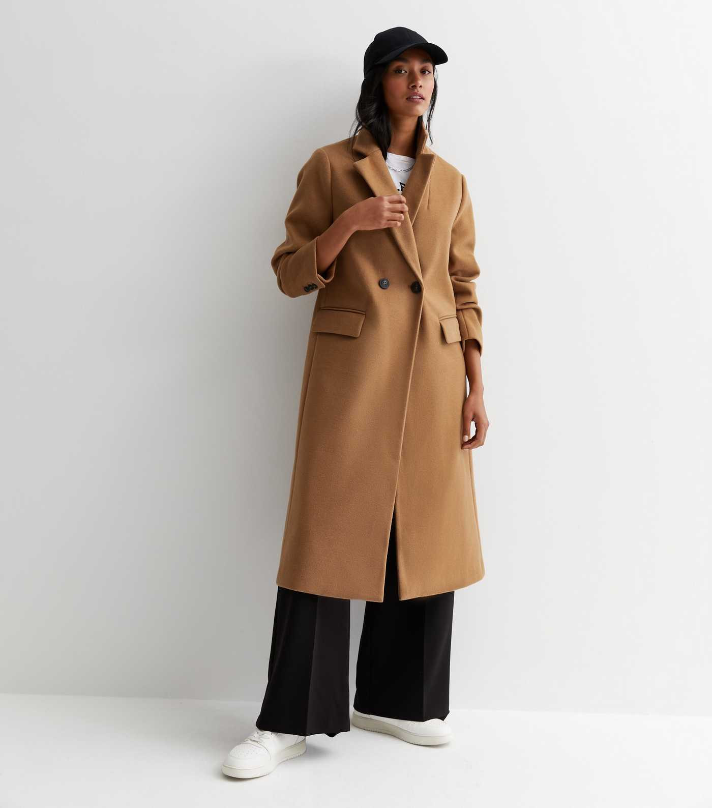 Tan Longline Formal Coat
						
						Add to Saved Items
						Remove from Saved Items | New Look (UK)